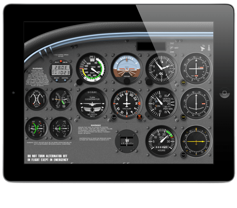 Display flight instruments on your iPad with X-Plane or Flight Sim X ...